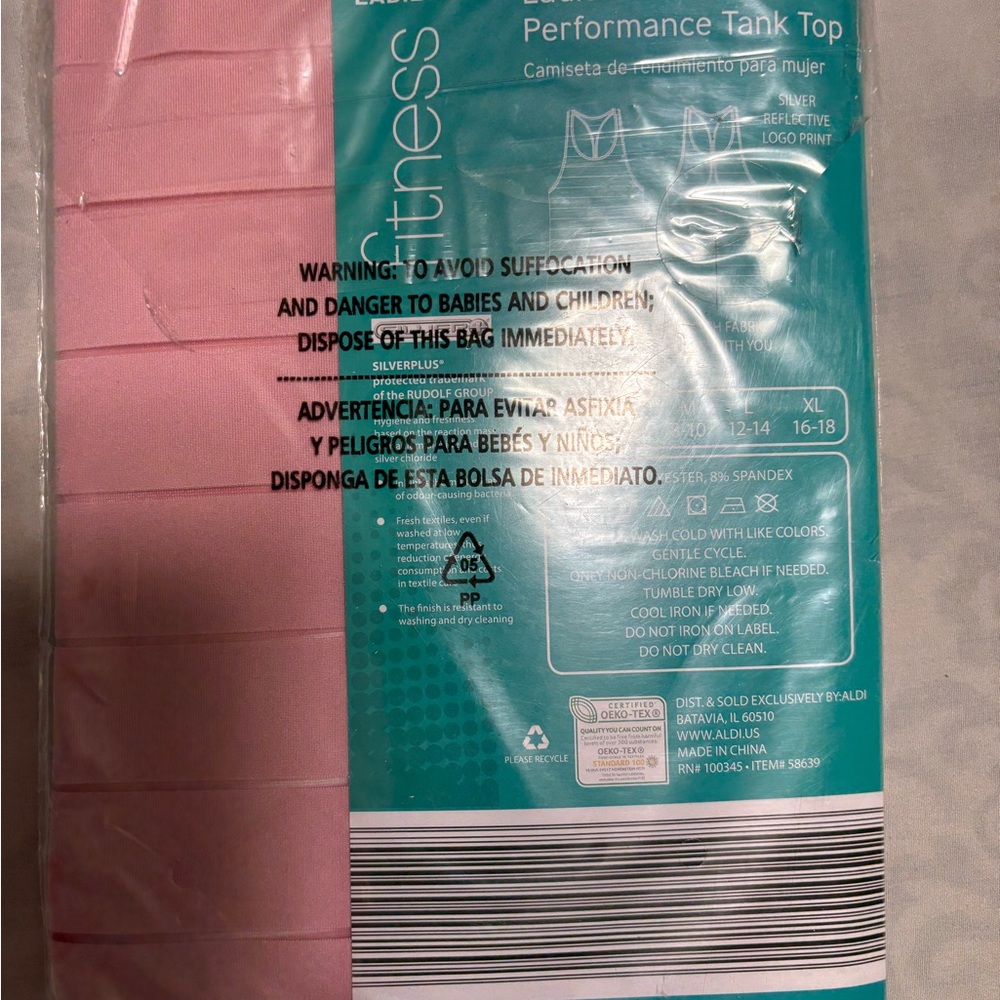 Pink Performance Tank Top - Picture 2 of 2